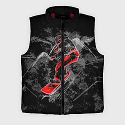 Мужской жилет Сноубордист, цвет: 3D-красный