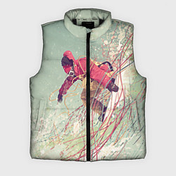 Мужской жилет Сноуборд, цвет: 3D-черный