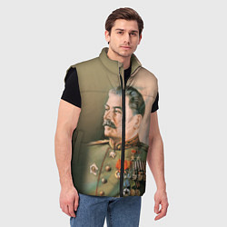 Мужской жилет Иосиф Сталин, цвет: 3D-черный — фото 2