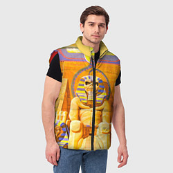 Мужской жилет Iron Maiden: Pharaon, цвет: 3D-красный — фото 2