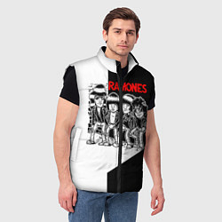 Мужской жилет Ramones Boys, цвет: 3D-черный — фото 2