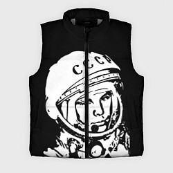 Мужской жилет Гагарин, цвет: 3D-светло-серый