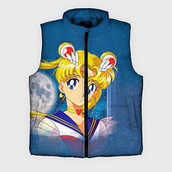 Мужской жилет Сейлор Мун, цвет: 3D-черный