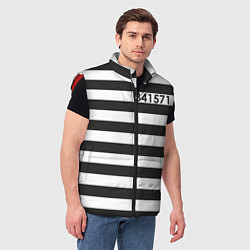 Мужской жилет Заключенный, цвет: 3D-красный — фото 2