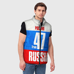 Мужской жилет Russia: from 47, цвет: 3D-черный — фото 2
