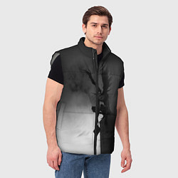 Мужской жилет Тетрадь смерти 6, цвет: 3D-светло-серый — фото 2