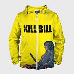 Ветровка с капюшоном мужская Kill Bill, цвет: 3D-белый