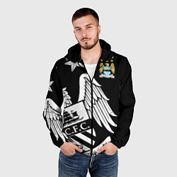 Ветровка с капюшоном мужская FC Manchester City: Exclusive, цвет: 3D-черный — фото 2