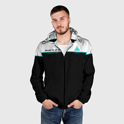 Ветровка с капюшоном мужская Detroit: AX400, цвет: 3D-черный — фото 2