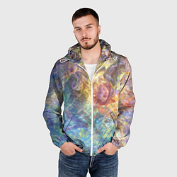 Ветровка с капюшоном мужская My Hero Academia абстракция, цвет: 3D-белый — фото 2