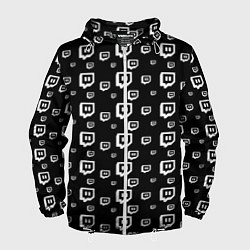 Мужская ветровка Twitch: Black Pattern