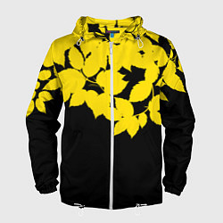 Мужская ветровка Желтые Листья - Минимализм