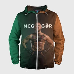 Ветровка с капюшоном мужская Conor McGregor, цвет: 3D-белый