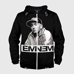 Ветровка с капюшоном мужская Eminem, цвет: 3D-белый