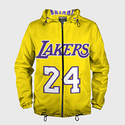 Ветровка с капюшоном мужская Kobe Bryant 24, цвет: 3D-черный