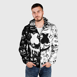 Ветровка с капюшоном мужская Fortnite & Marshmello, цвет: 3D-черный — фото 2