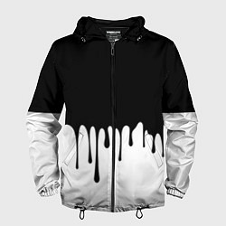 Ветровка с капюшоном мужская Drop, цвет: 3D-черный