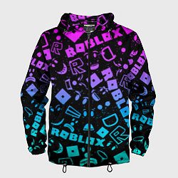 Ветровка с капюшоном мужская Roblox, цвет: 3D-черный