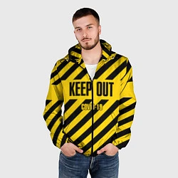 Ветровка с капюшоном мужская Keep out, цвет: 3D-черный — фото 2