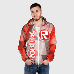 Ветровка с капюшоном мужская ROBLOX 6, цвет: 3D-белый — фото 2