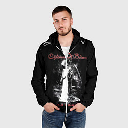 Ветровка с капюшоном мужская Children of Bodom 7, цвет: 3D-белый — фото 2