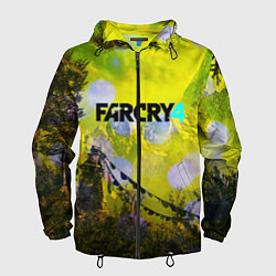 Ветровка с капюшоном мужская FARCRY4, цвет: 3D-черный