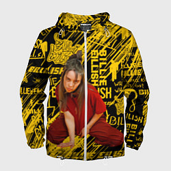 Ветровка с капюшоном мужская Billie Eilish, цвет: 3D-белый