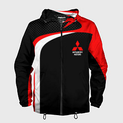 Ветровка с капюшоном мужская EVO Racer uniform, цвет: 3D-черный