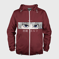 Ветровка с капюшоном мужская Hunter x Hunter, цвет: 3D-белый