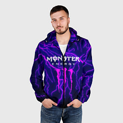 Ветровка с капюшоном мужская MONSTER ENERGY, цвет: 3D-черный — фото 2