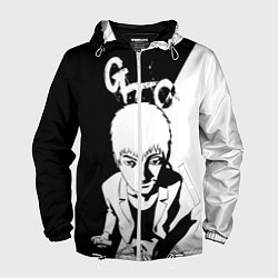 Ветровка с капюшоном мужская Great Teacher Onizuka, цвет: 3D-белый