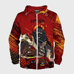 Ветровка с капюшоном мужская Hades - Аид, цвет: 3D-белый