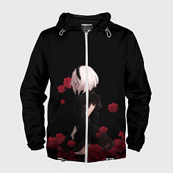 Ветровка с капюшоном мужская ANIME TEEN, цвет: 3D-белый