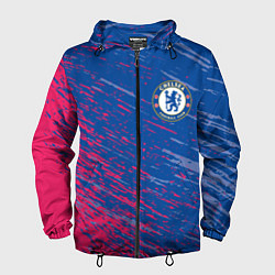 Ветровка с капюшоном мужская CHELSEA, цвет: 3D-черный