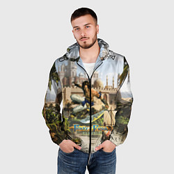 Ветровка с капюшоном мужская Принц Персии классика, цвет: 3D-черный — фото 2