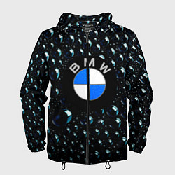 Ветровка с капюшоном мужская BMW Collection Storm, цвет: 3D-черный