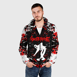 Ветровка с капюшоном мужская GHOSTEMANE, цвет: 3D-черный — фото 2
