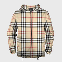 Мужская ветровка Клетчатый принт в стиле Burberry