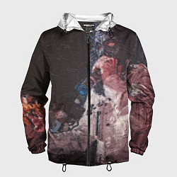 Ветровка с капюшоном мужская Paul de Technoir, цвет: 3D-черный