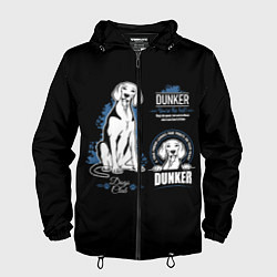Ветровка с капюшоном мужская Дункер Dunker, цвет: 3D-черный