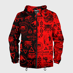 Мужская ветровка THE WITCHER LOGOBOMBING BLACK RED