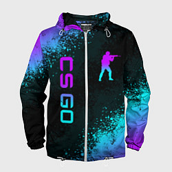 Мужская ветровка CS GO NEON SYMBOL STYLE SKIN КС ГО НЕОН