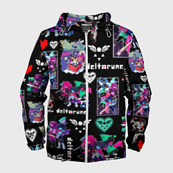 Мужская ветровка DELTARUNE PATTERN ART ГЕРОИ ДЕЛЬТАРУН