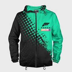 Ветровка с капюшоном мужская Forza Horizon 5 Форза Хорайзен, цвет: 3D-черный