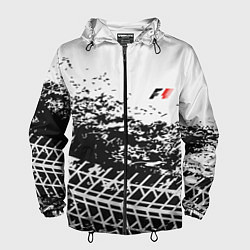 Ветровка с капюшоном мужская F1 Формула 1 Mini Logo, цвет: 3D-черный