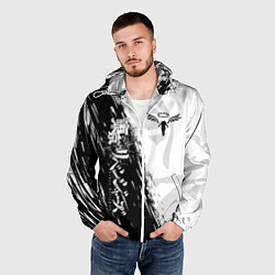 Ветровка с капюшоном мужская WALHALLA TEAM LOGO BLACK ТОКИЙСКИЕ МСТИТЕЛИ, цвет: 3D-белый — фото 2