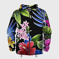 Мужская ветровка Floral vanguard composition Летняя ночь Fashion tr