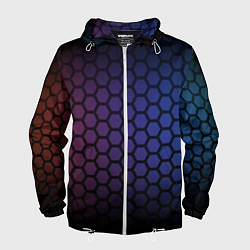 Мужская ветровка Abstract hexagon fon