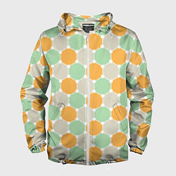 Мужская ветровка Grey yellow green style