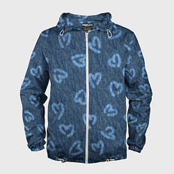 Мужская ветровка Hearts on denim